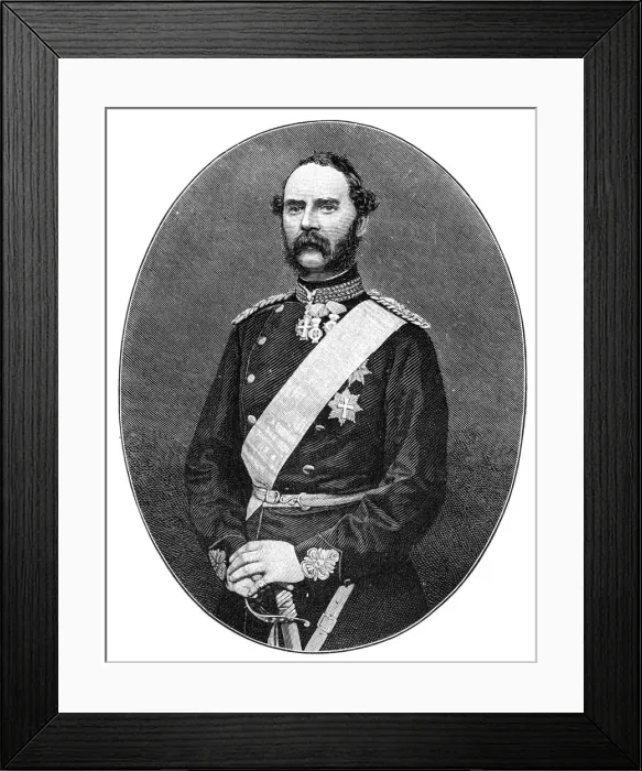 Framed Print : King Christian IX of Denmark (1818-1906) Framed Print : King Christian IX of Denmark (1818-1906)