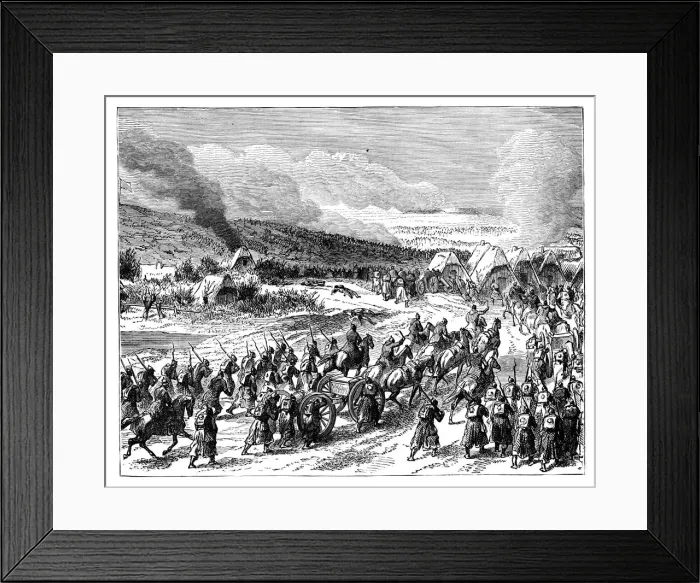 Framed Print : The Prussians storming the redoubts of Duppel, 18 April 1864, (late 19th century) Framed Print : The Prussians storming the redoubts of Duppel, 18 April 1864, (late 19th century)