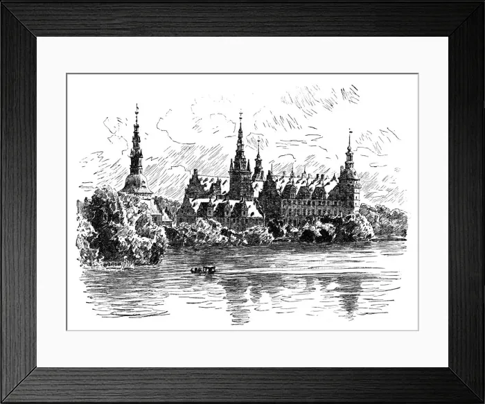 Framed Print : Frederiksborg Castle, Hillerod, Denmark Framed Print : Frederiksborg Castle, Hillerod, Denmark