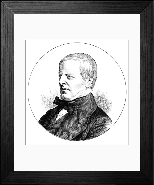 Framed Print : Robert Lowe (1811-1892), British politician Framed Print : Robert Lowe (1811-1892), British politician