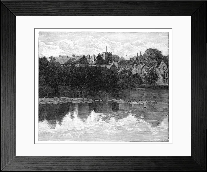 Framed Print : The birthplace of Richard Cobden, Midhurst, Sussex. Artist: J Harmsworth Framed Print : The birthplace of Richard Cobden, Midhurst, Sussex. Artist: J Harmsworth