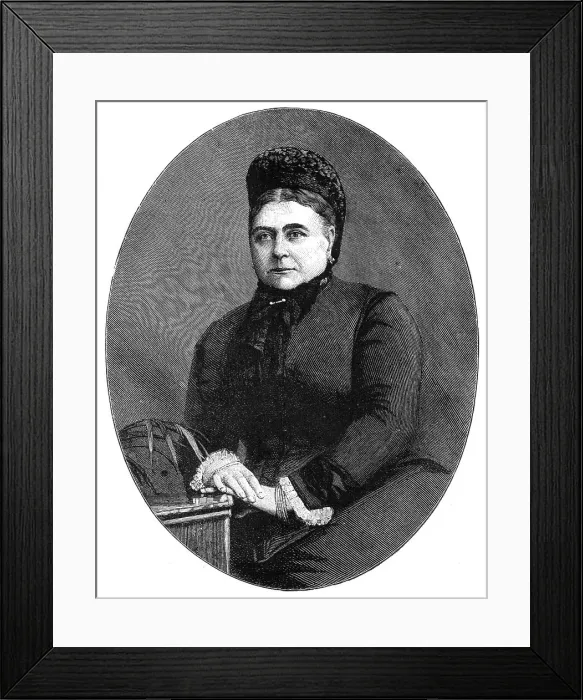 Framed Print : Princess Mary Adelaide, Duchess of Teck (1833-1897) Framed Print : Princess Mary Adelaide, Duchess of Teck (1833-1897)