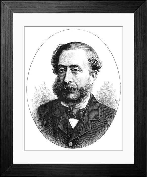 Framed Print : Henry Howard Molyneux Herbert (1831-1890), 4th Earl of Carnarvon Framed Print : Henry Howard Molyneux Herbert (1831-1890), 4th Earl of Carnarvon