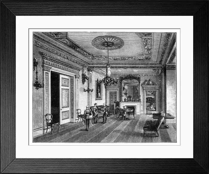 Framed Print : Council Chamber, Osborne House Framed Print : Council Chamber, Osborne House