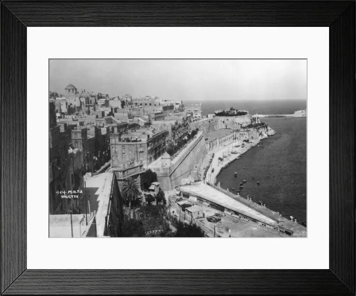 Framed Print : Valetta, Malta, c1920s-c1930s(?) Framed Print : Valetta, Malta, c1920s-c1930s(?)