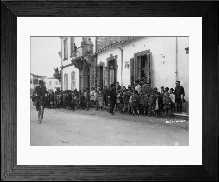 Framed Print : Street scene, Nicosia, Cyprus, c1920s-c1930s(?) Framed Print : Street scene, Nicosia, Cyprus, c1920s-c1930s(?)