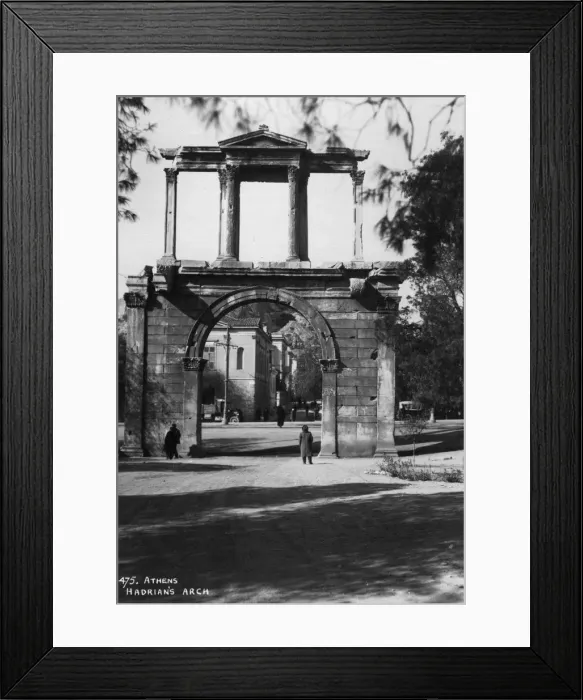 Framed Print : Hadrians Arch, Athens, Greece, c1920s-c1930s(?) Framed Print : Hadrians Arch, Athens, Greece, c1920s-c1930s(?)