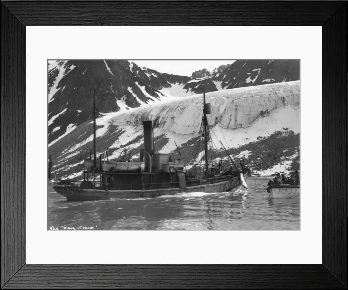 Framed Print : Whaling, Magdalene Bay, Spitzbergen, Norway, 1929 Framed Print : Whaling, Magdalene Bay, Spitzbergen, Norway, 1929