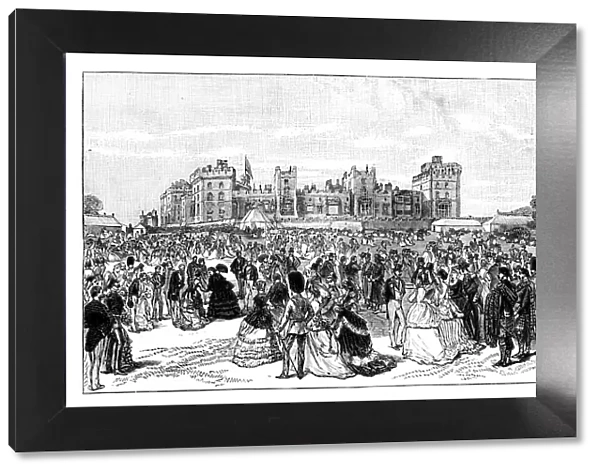 Garden party at Windsor Castle, 19th century