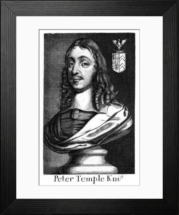 Framed Print : Sir Peter Temple, 17th century English judge Framed Print : Sir Peter Temple, 17th century English judge