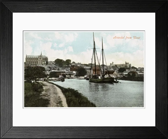 Framed Print : Arundel, Sussex, early 20th century(?) Framed Print : Arundel, Sussex, early 20th century(?)