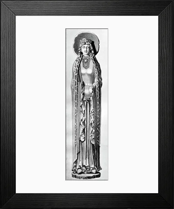 Framed Print : Queen Clotilda, 6th century, (1910) Framed Print : Queen Clotilda, 6th century, (1910)