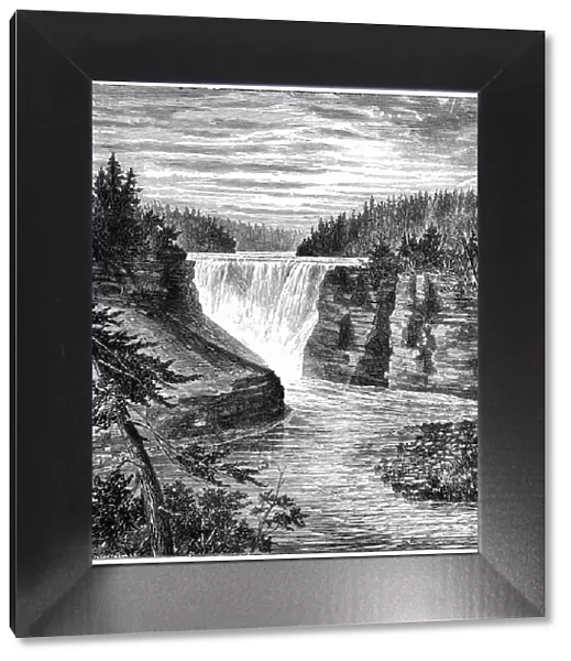 Kakabeka Falls, Ontario, Canada, 1877