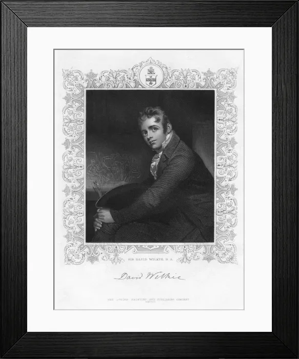 Framed Print : Sir David Wilkie (1785-1841), Scottish painter, 19th century. Artist: Henry Robinson Framed Print : Sir David Wilkie (1785-1841), Scottish painter, 19th century. Artist: Henry Robinson