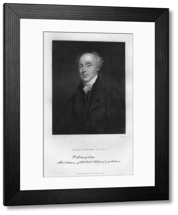 Framed Print : Francis Wrangham (1769-1842), British classical scholar, 1829. Artist: R Hicks Framed Print : Francis Wrangham (1769-1842), British classical scholar, 1829. Artist: R Hicks