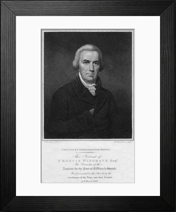 Framed Print : Francis Wingrave (c1789-1823), 1818. Artist: Moses Haughton Framed Print : Francis Wingrave (c1789-1823), 1818. Artist: Moses Haughton
