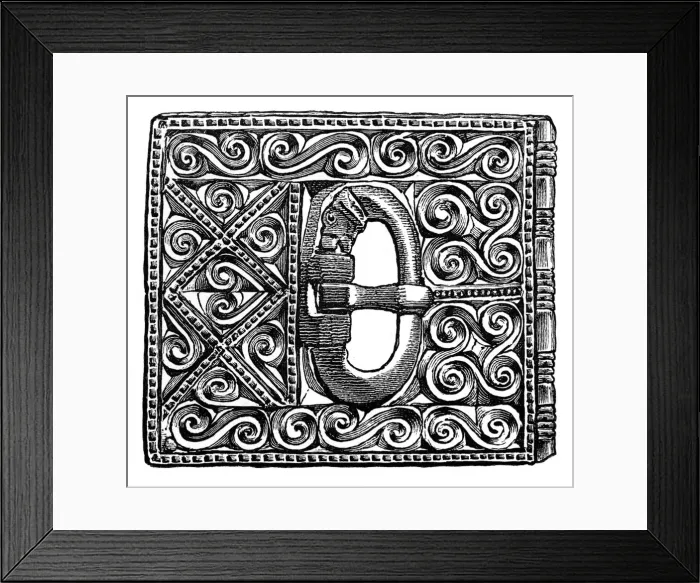 Framed Print : Buckle from Smithfield, London, 1893 Framed Print : Buckle from Smithfield, London, 1893