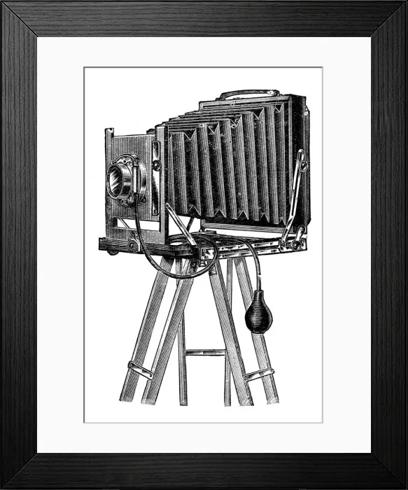 Framed Print : Stand camera, 1904