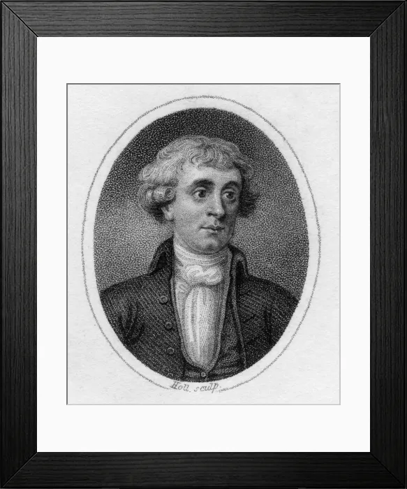 Framed Print : Sir William Jones, 18th century philologist, orientalist and jurist, c1819. Artist: Holl Framed Print : Sir William Jones, 18th century philologist, orientalist and jurist, c1819. Artist: Holl