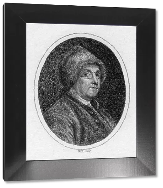 Benjamin Franklin, 18th century American scientist, inventor and politician, c1819. Artist: Holl