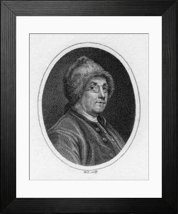 Framed Print : Benjamin Franklin, 18th century American scientist, inventor and politician, c1819. Artist: Holl Framed Print : Benjamin Franklin, 18th century American scientist, inventor and politician, c1819. Artist: Holl