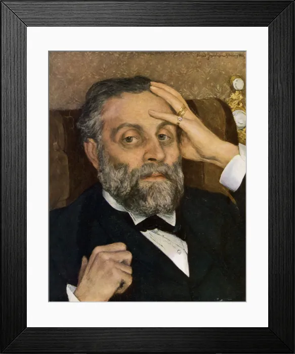 Framed Print : Portrait of Pontus Furstenberg, 1883 (1945). Artist: Ernst Josephson Framed Print : Portrait of Pontus Furstenberg, 1883 (1945). Artist: Ernst Josephson