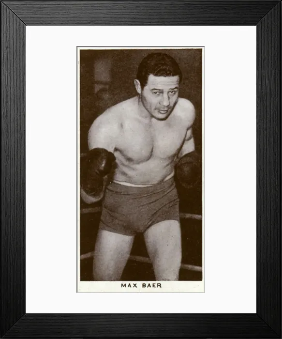Framed Print : Max Baer, American boxer, 1938 Framed Print : Max Baer, American boxer, 1938