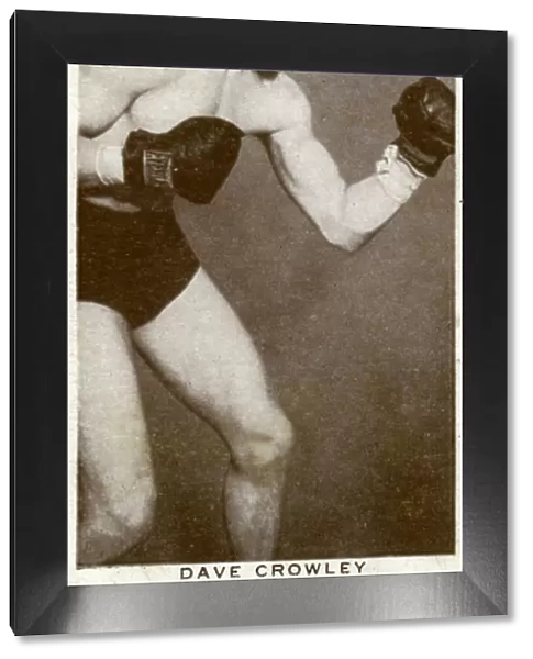 Dave Crowley, British boxer, 1938