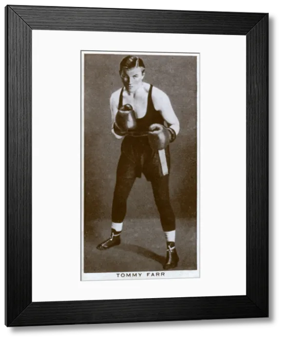 Framed Print : Tommy Farr, Welsh boxer, 1938 Framed Print : Tommy Farr, Welsh boxer, 1938