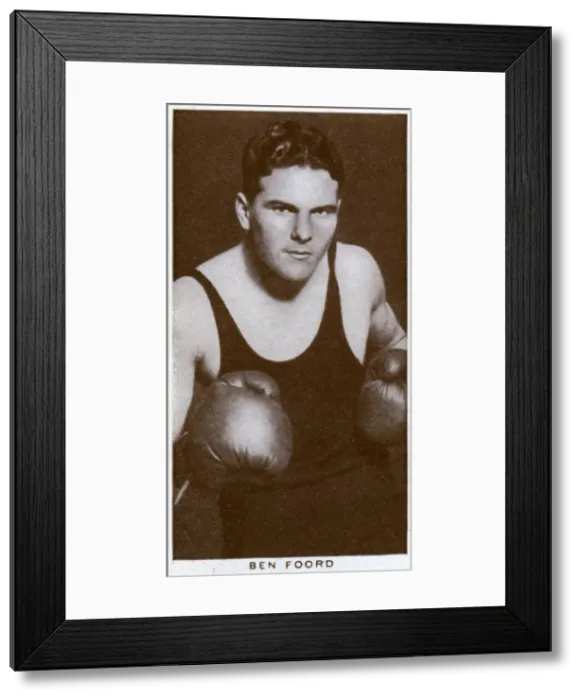 Framed Print : Ben Foord, South African boxer, 1938 Framed Print : Ben Foord, South African boxer, 1938