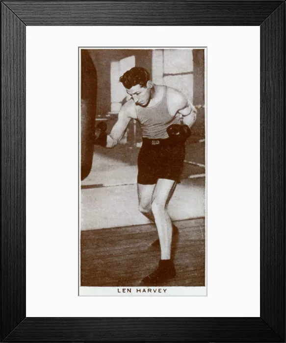 Framed Print : Len Harvey, British boxer, 1938 Framed Print : Len Harvey, British boxer, 1938