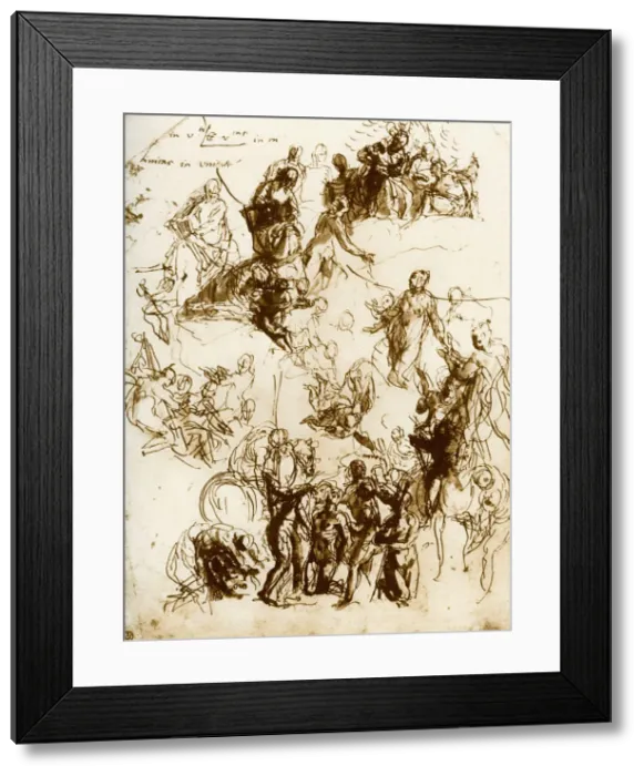 Framed Print : Sketch for the Martyrdom of St George, 1913. Artist: Paolo Veronese Framed Print : Sketch for the Martyrdom of St George, 1913. Artist: Paolo Veronese