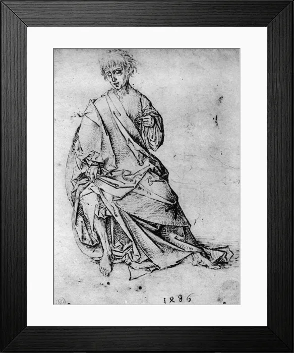 Framed Print : Study of a man, 1913. Artist: Martin Schongauer Framed Print : Study of a man, 1913. Artist: Martin Schongauer