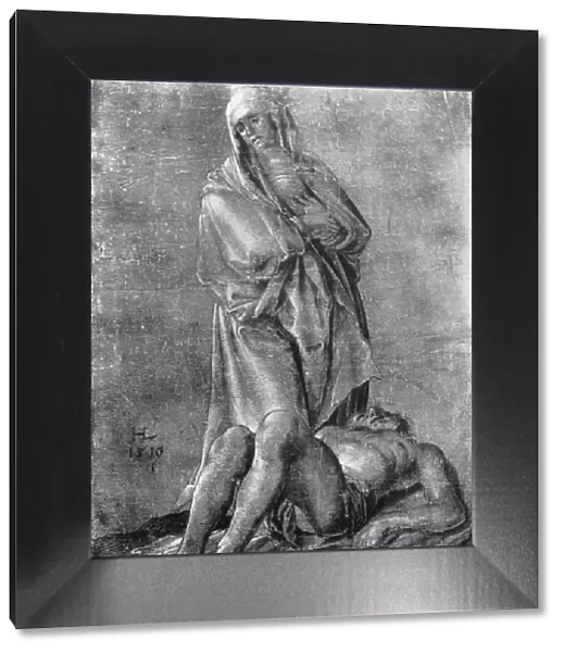 The Virgin and the Dead Christ, 1913. Artist: Hans Leu The Younger