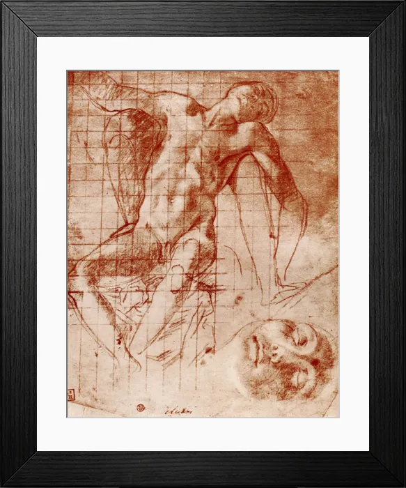 Framed Print : Studies, 1913. Artist: Agnolo Bronzino Framed Print : Studies, 1913. Artist: Agnolo Bronzino