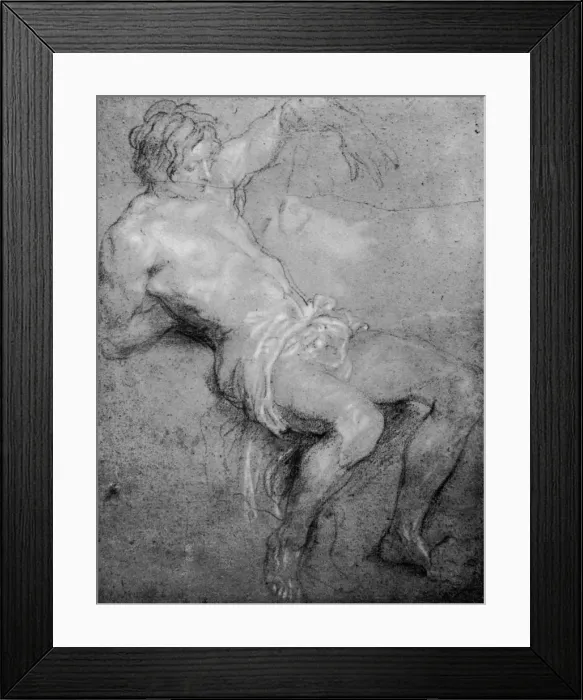 Framed Print : Study for the St Sebastian, 1913. Artist: Anthony van Dyck Framed Print : Study for the St Sebastian, 1913. Artist: Anthony van Dyck