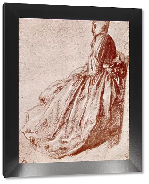 Study of a young woman, 1913. Artist: Jean-Antoine Watteau