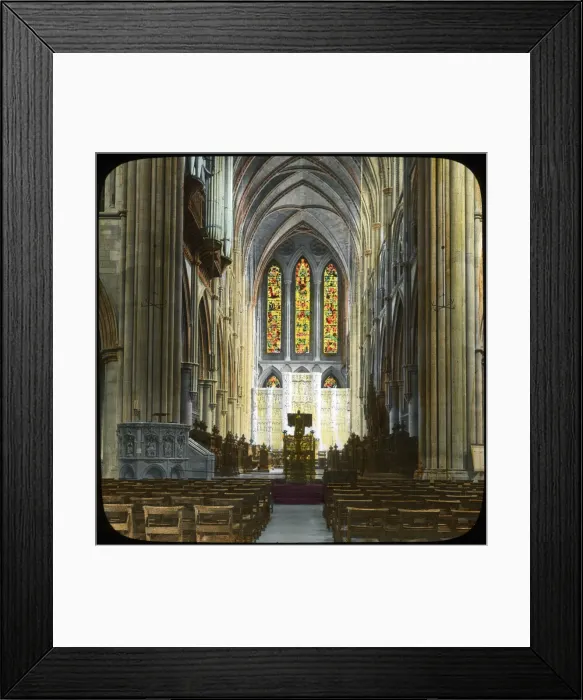 Framed Print : Truro Cathedral, Cornwall, early 20th century. Artist: Church Army Lantern Department Framed Print : Truro Cathedral, Cornwall, early 20th century. Artist: Church Army Lantern Department