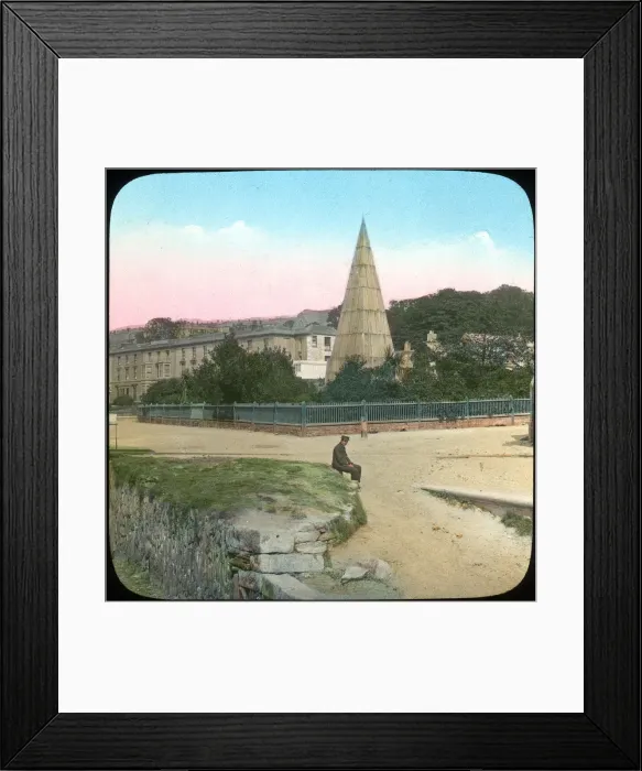 Framed Print : Killigrew Monument, Falmouth, Cornwall, late 19th or early 20th century. Artist: Church Army Lantern Department Framed Print : Killigrew Monument, Falmouth, Cornwall, late 19th or early 20th century. Artist: Church Army Lantern Department