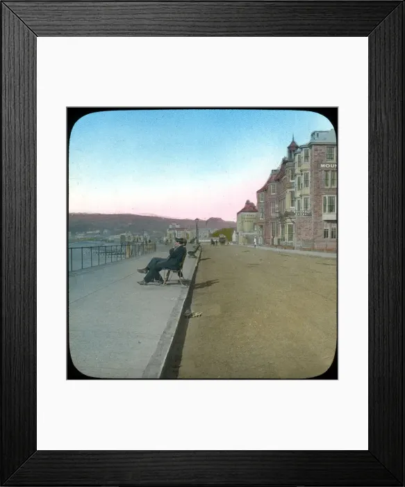 Framed Print : Esplanade, Penzance, Cornwall, late 19th or early 20th century. Artist: Church Army Lantern Department Framed Print : Esplanade, Penzance, Cornwall, late 19th or early 20th century. Artist: Church Army Lantern Department