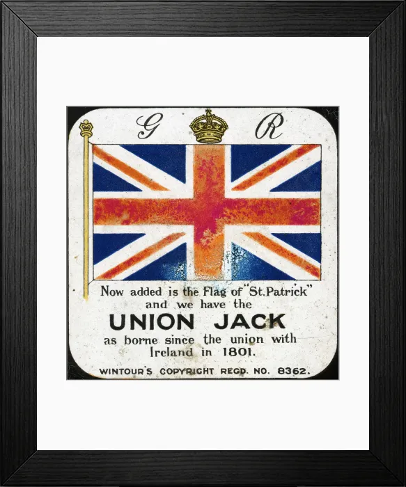 Framed Print : The Union Jack, c1910s(?) Framed Print : The Union Jack, c1910s(?)