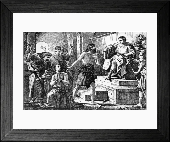 Framed Print : Execution of St Alban, late 19th or early 20th century Framed Print : Execution of St Alban, late 19th or early 20th century