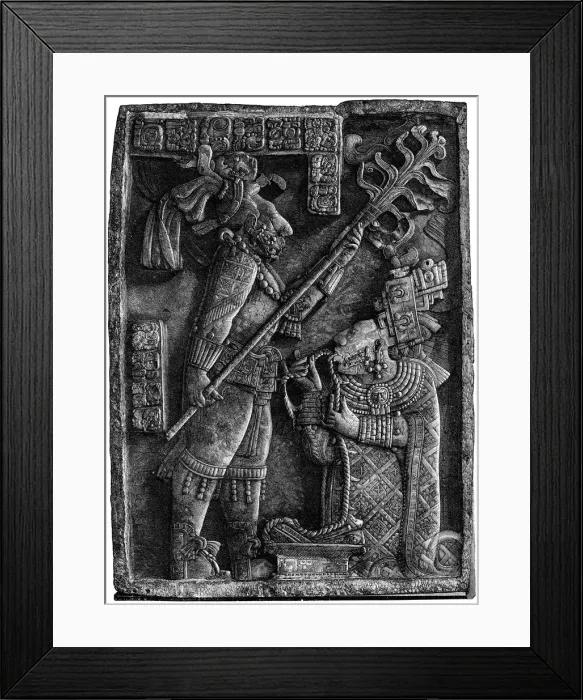 Framed Print : A victim before the Maya god Kukulkan, 1901 Framed Print : A victim before the Maya god Kukulkan, 1901