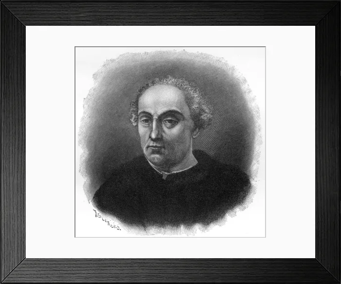 Framed Print : Christopher Columbus, Genoese navigator and explorer, (1901) Framed Print : Christopher Columbus, Genoese navigator and explorer, (1901)
