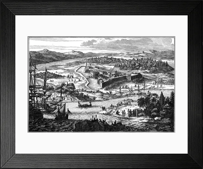 Framed Print : Arx Carolina, the ancient fortified settlement at Charleston, South Carolina, c1673 (1901) Framed Print : Arx Carolina, the ancient fortified settlement at Charleston, South Carolina, c1673 (1901)