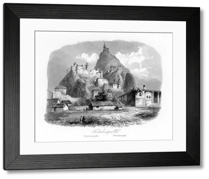 Framed Print : Tiruchirapalli, India, c1840. Artist: N Remond Framed Print : Tiruchirapalli, India, c1840. Artist: N Remond