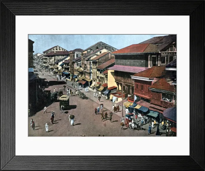 Framed Print : Bombay, India, late 19th century Framed Print : Bombay, India, late 19th century