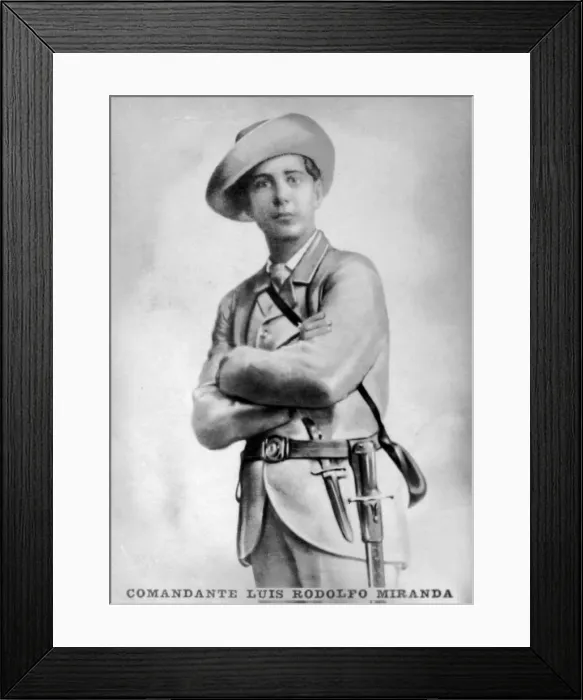 Framed Print : Comandante Luis Rodolfo Miranda, Commander of the Cuban Liberation Army, c1910 Framed Print : Comandante Luis Rodolfo Miranda, Commander of the Cuban Liberation Army, c1910