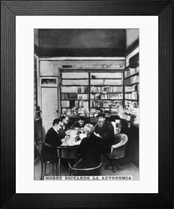 Framed Print : Moret dictating the autonomy, c1910 Framed Print : Moret dictating the autonomy, c1910