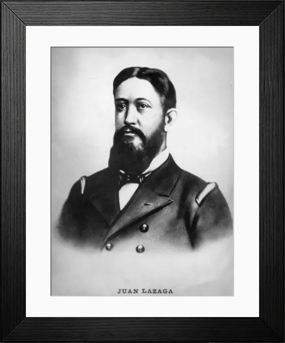 Framed Print : Juan Lazaga (1845-1898), Spanish naval captain during the Spanish-American War, (c1910) Framed Print : Juan Lazaga (1845-1898), Spanish naval captain during the Spanish-American War, (c1910)